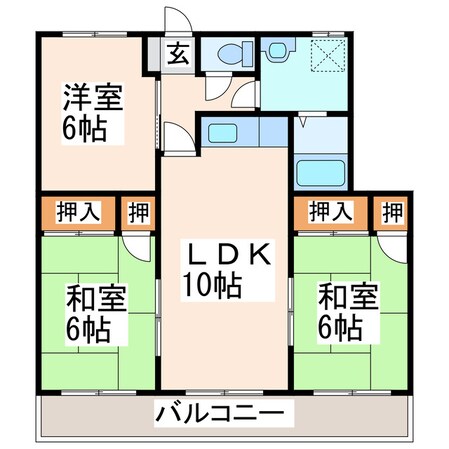 桜木小学校前 徒歩2分 2階の物件間取画像